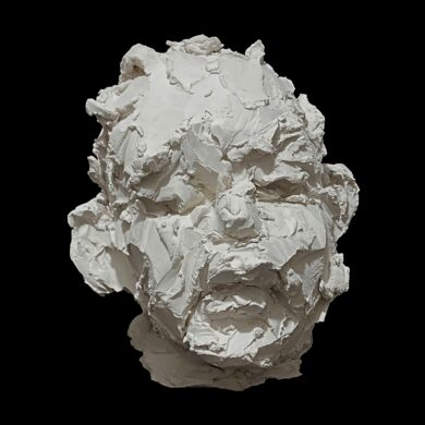 Portrait, terre cuite, 27 x 22 x 29 cm, 2024