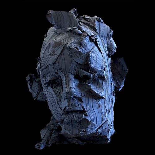 Portrait, terre cuite, 37 x 26 x 30 cm, 2021 Portrait, terre cuite, 37 x 26 x 30 cm, 2021