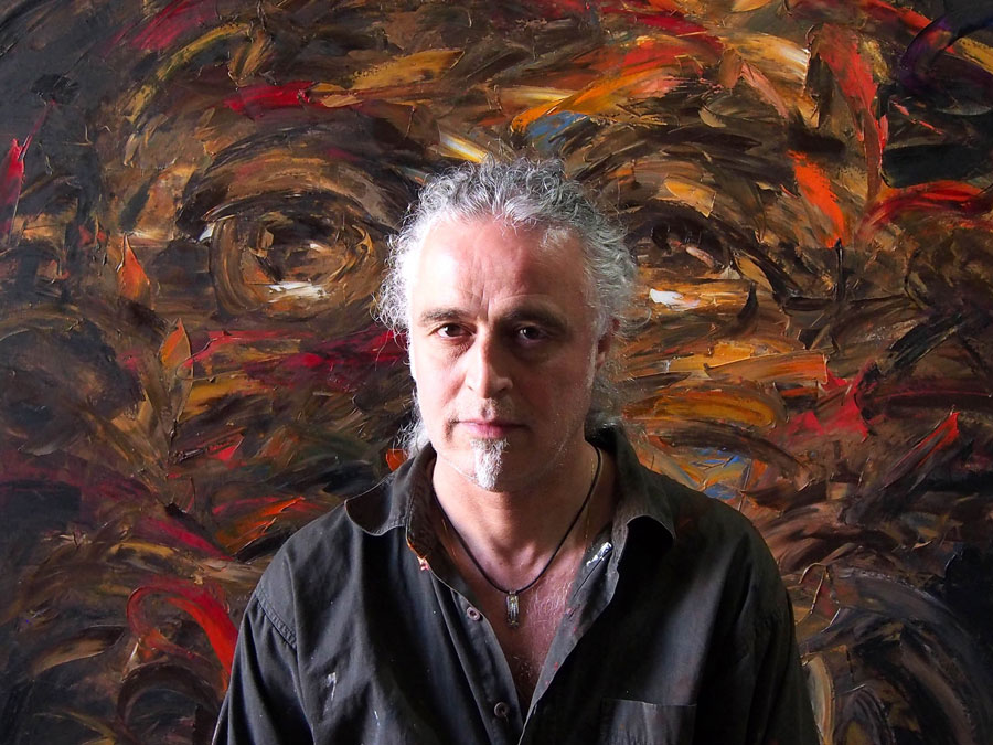 Kazem, un artiste peintre syrien – Kazem Khalil