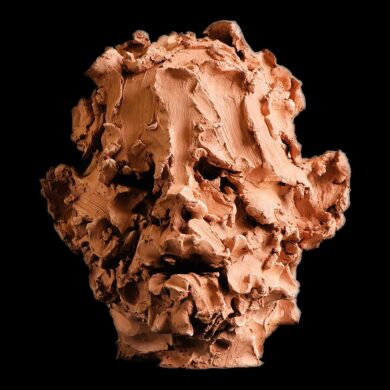 Portrait, terre cuite, 27 x 23 x 22 cm, 2021